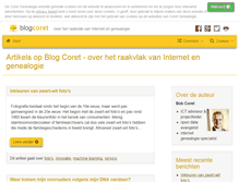 Tablet Screenshot of blog.coret.org