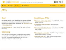 Tablet Screenshot of api.coret.org